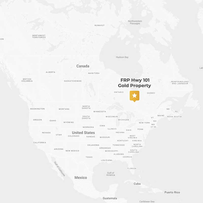 FRP Highway 101 project map